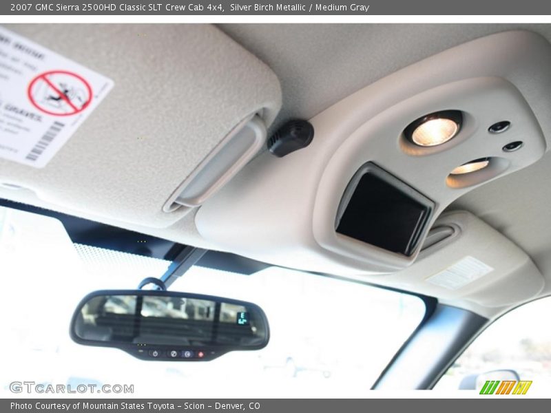 Silver Birch Metallic / Medium Gray 2007 GMC Sierra 2500HD Classic SLT Crew Cab 4x4