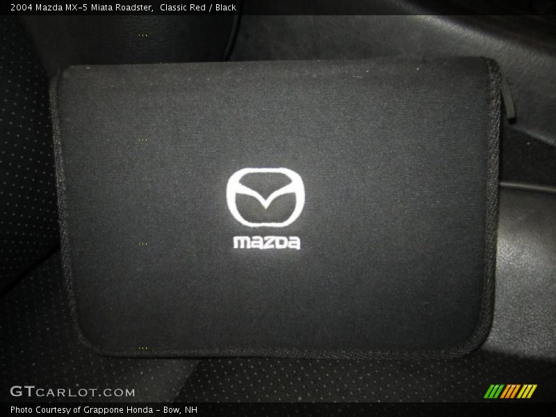 Classic Red / Black 2004 Mazda MX-5 Miata Roadster