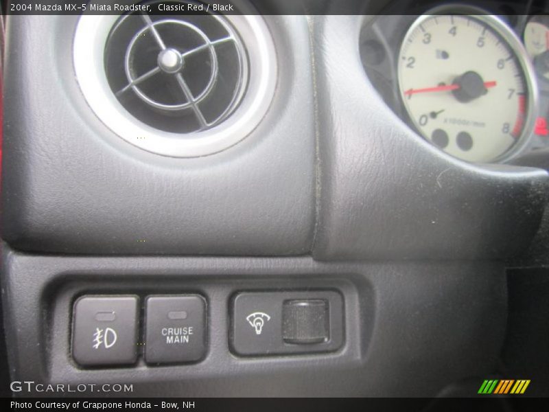 Classic Red / Black 2004 Mazda MX-5 Miata Roadster