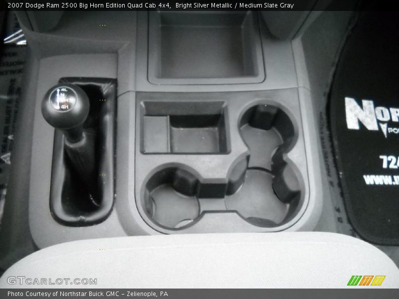 Bright Silver Metallic / Medium Slate Gray 2007 Dodge Ram 2500 Big Horn Edition Quad Cab 4x4