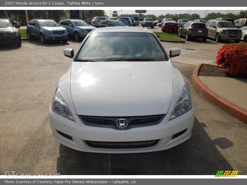Taffeta White / Ivory 2007 Honda Accord EX-L Coupe