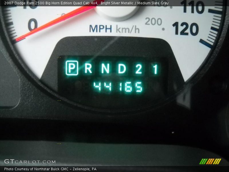 Bright Silver Metallic / Medium Slate Gray 2007 Dodge Ram 2500 Big Horn Edition Quad Cab 4x4