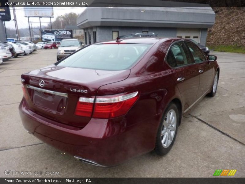 Noble Spinel Mica / Black 2007 Lexus LS 460