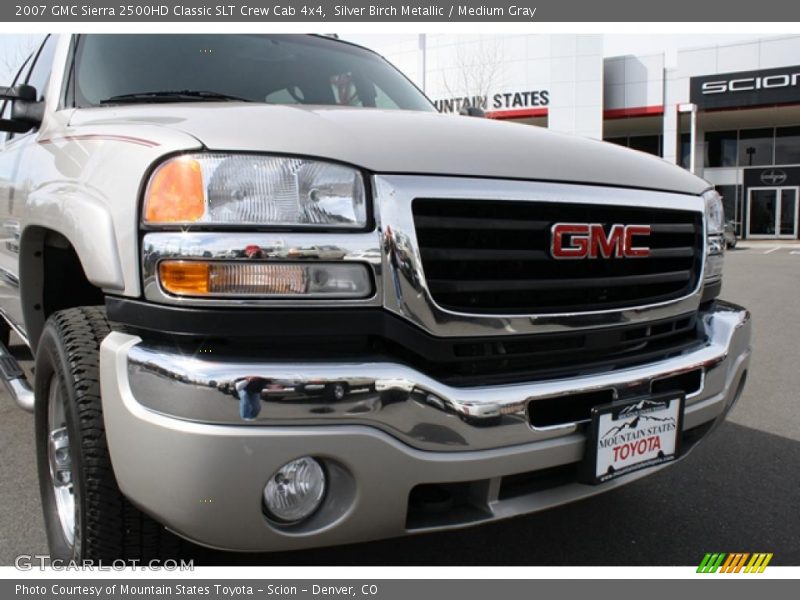 Silver Birch Metallic / Medium Gray 2007 GMC Sierra 2500HD Classic SLT Crew Cab 4x4