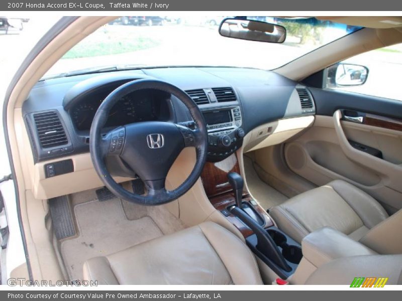 Taffeta White / Ivory 2007 Honda Accord EX-L Coupe