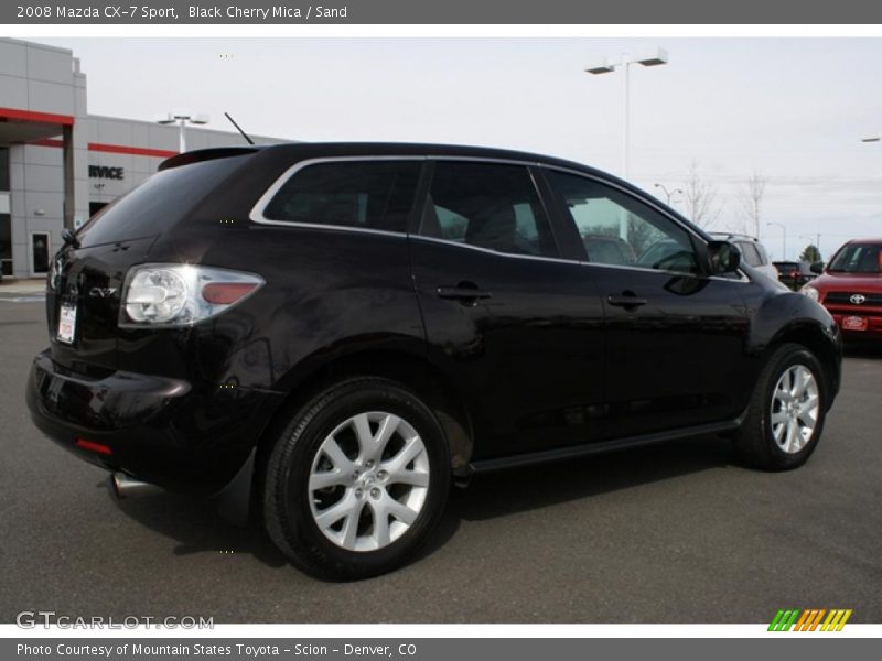Black Cherry Mica / Sand 2008 Mazda CX-7 Sport