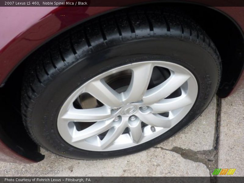 Noble Spinel Mica / Black 2007 Lexus LS 460