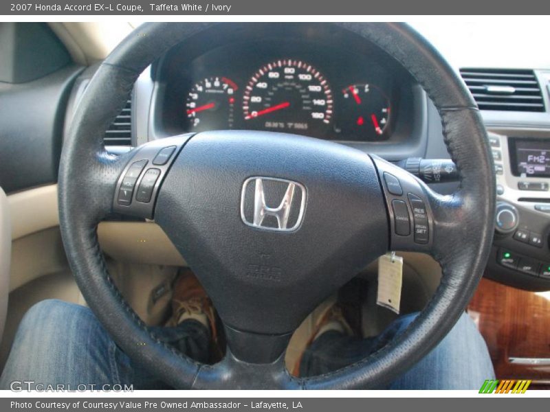 Taffeta White / Ivory 2007 Honda Accord EX-L Coupe