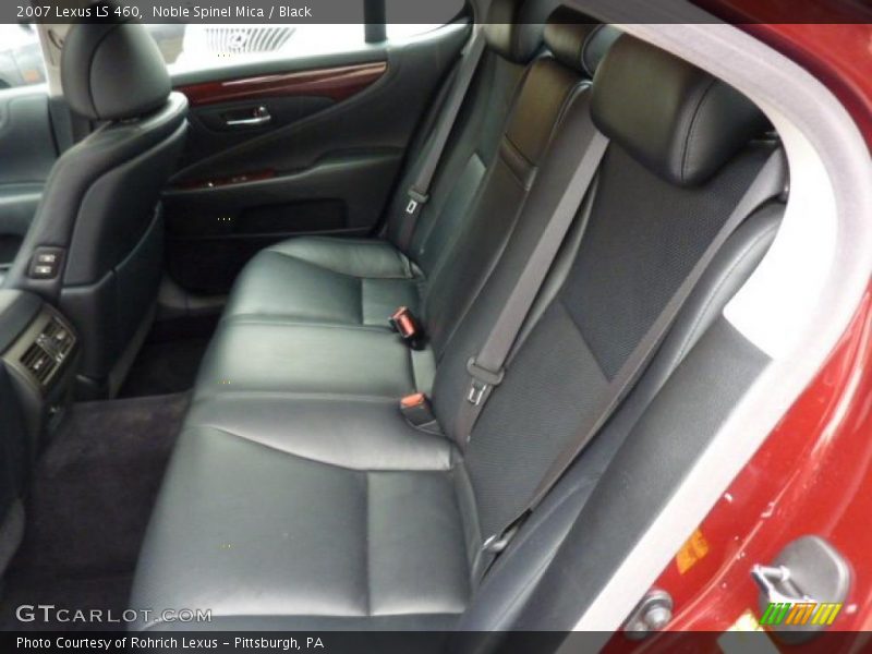 Noble Spinel Mica / Black 2007 Lexus LS 460