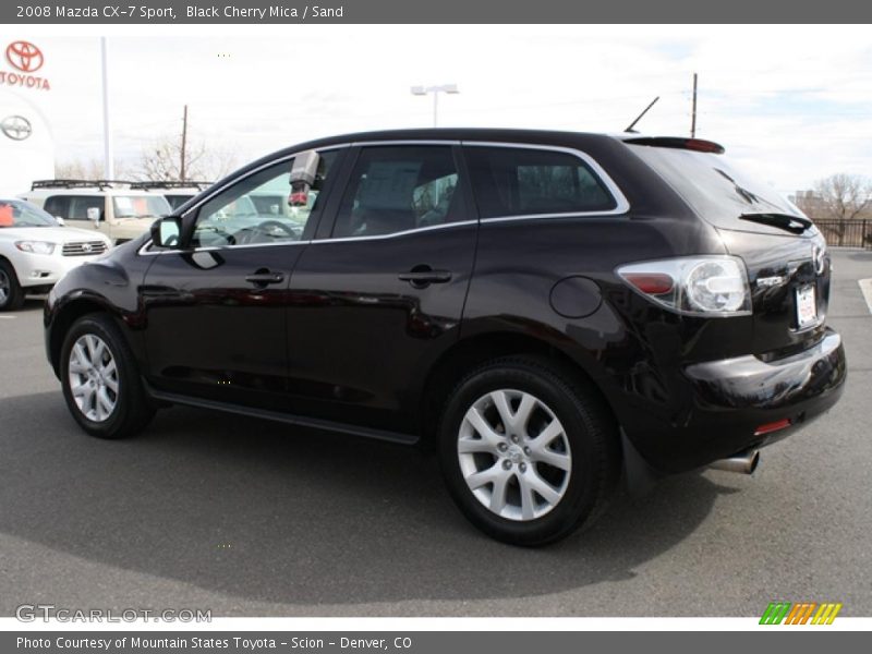 Black Cherry Mica / Sand 2008 Mazda CX-7 Sport