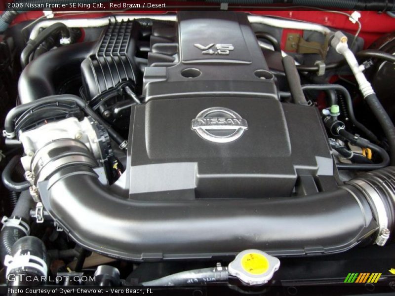  2006 Frontier SE King Cab Engine - 4.0 Liter DOHC 24-Valve VVT V6