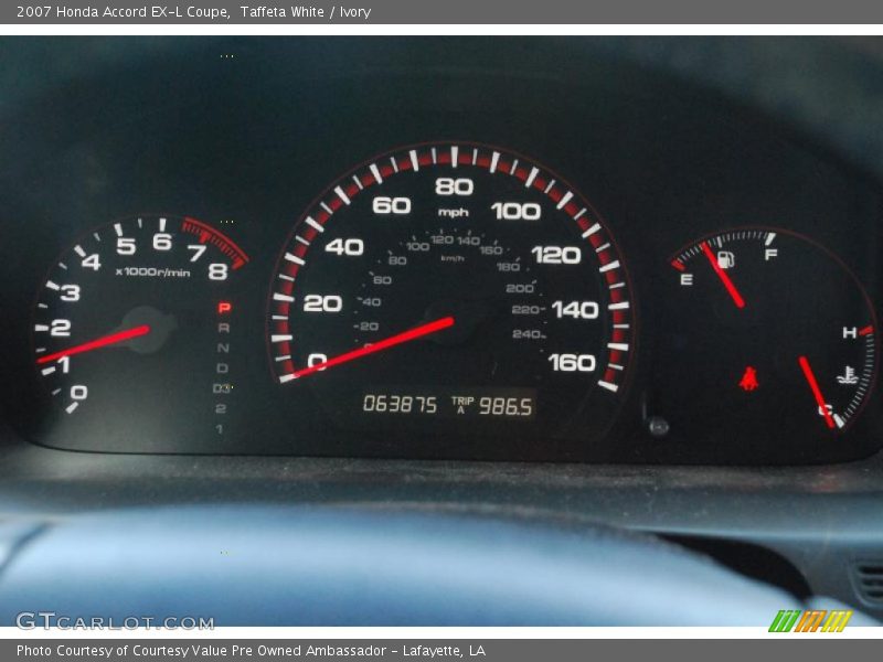 Taffeta White / Ivory 2007 Honda Accord EX-L Coupe
