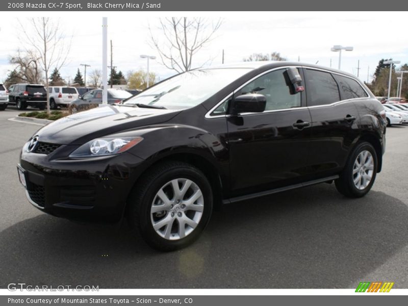 Black Cherry Mica / Sand 2008 Mazda CX-7 Sport