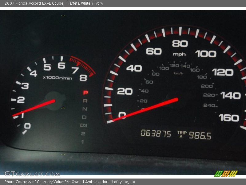 Taffeta White / Ivory 2007 Honda Accord EX-L Coupe