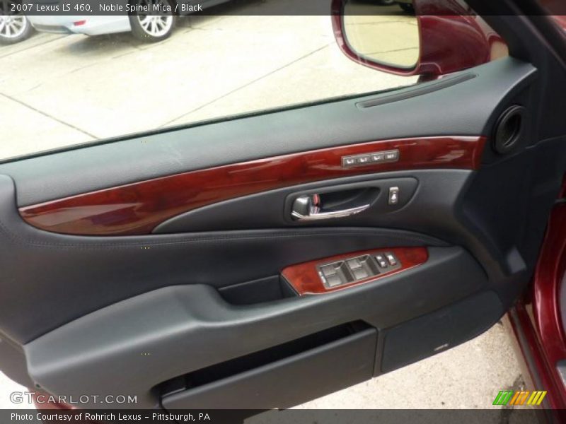 Noble Spinel Mica / Black 2007 Lexus LS 460
