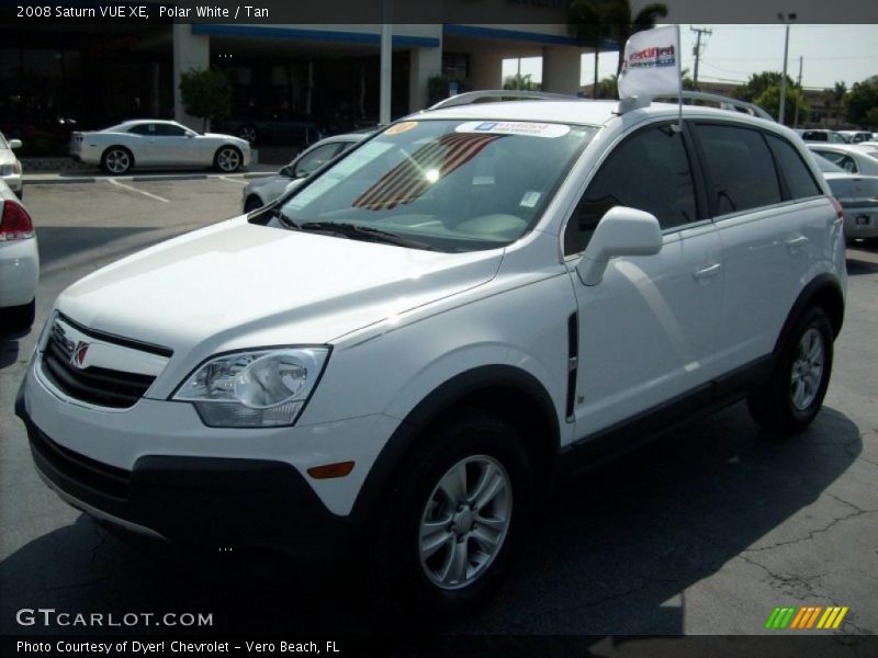 Polar White / Tan 2008 Saturn VUE XE