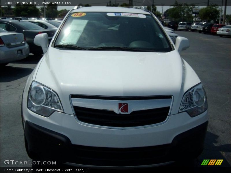 Polar White / Tan 2008 Saturn VUE XE