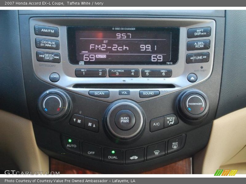 Taffeta White / Ivory 2007 Honda Accord EX-L Coupe