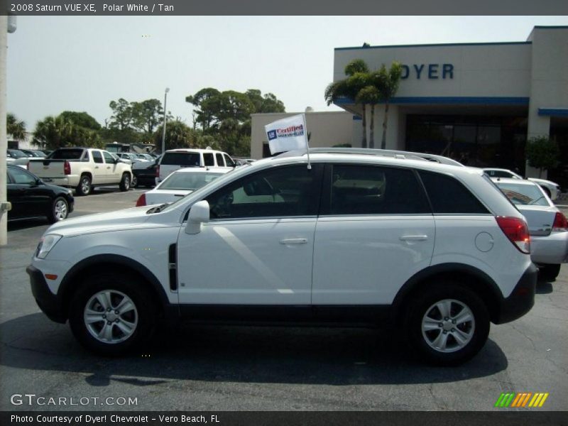 Polar White / Tan 2008 Saturn VUE XE