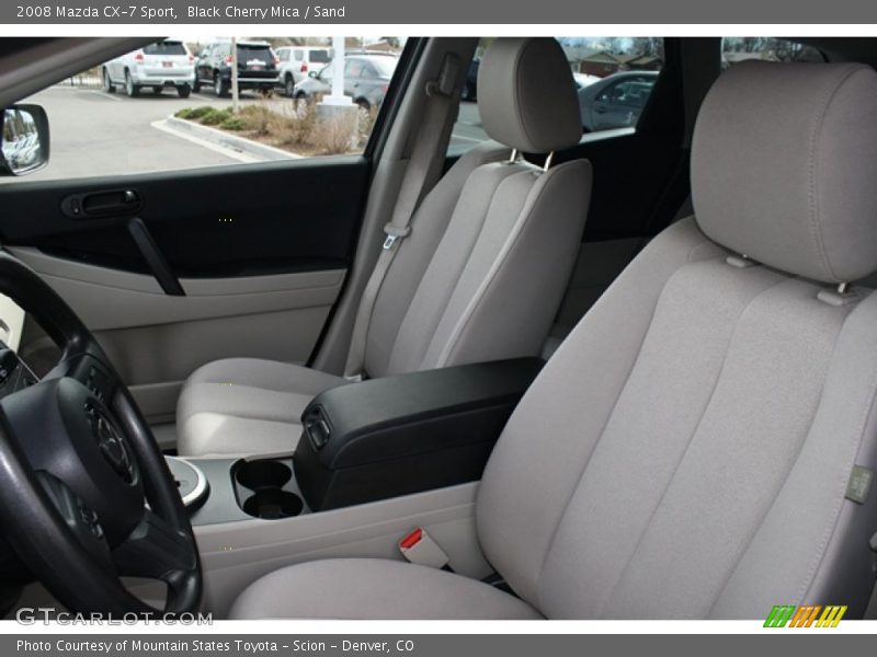 Black Cherry Mica / Sand 2008 Mazda CX-7 Sport