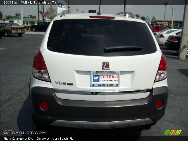 Polar White / Tan 2008 Saturn VUE XE