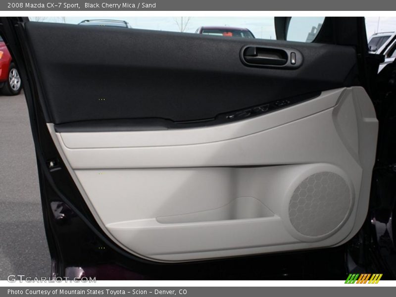 Black Cherry Mica / Sand 2008 Mazda CX-7 Sport