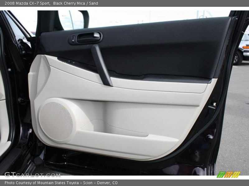 Black Cherry Mica / Sand 2008 Mazda CX-7 Sport