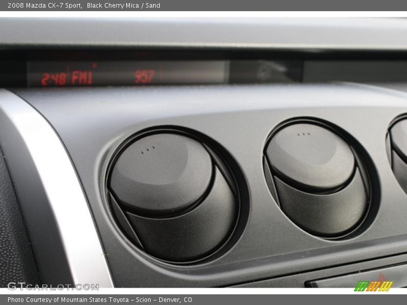 Black Cherry Mica / Sand 2008 Mazda CX-7 Sport
