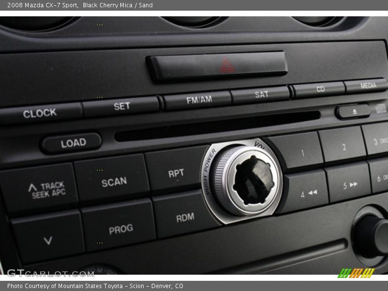 Black Cherry Mica / Sand 2008 Mazda CX-7 Sport