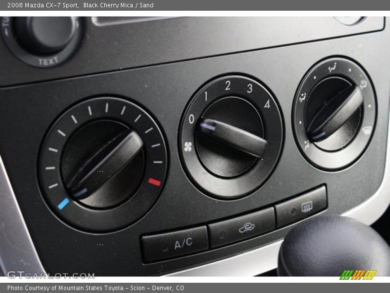 Black Cherry Mica / Sand 2008 Mazda CX-7 Sport