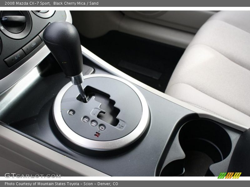 Black Cherry Mica / Sand 2008 Mazda CX-7 Sport
