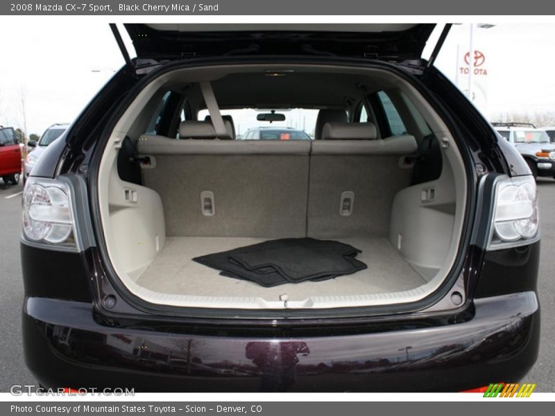 Black Cherry Mica / Sand 2008 Mazda CX-7 Sport