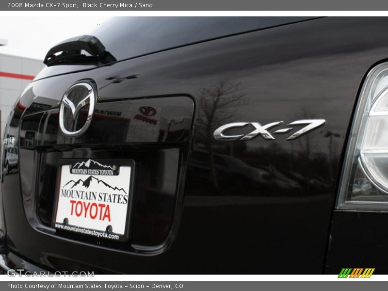 Black Cherry Mica / Sand 2008 Mazda CX-7 Sport