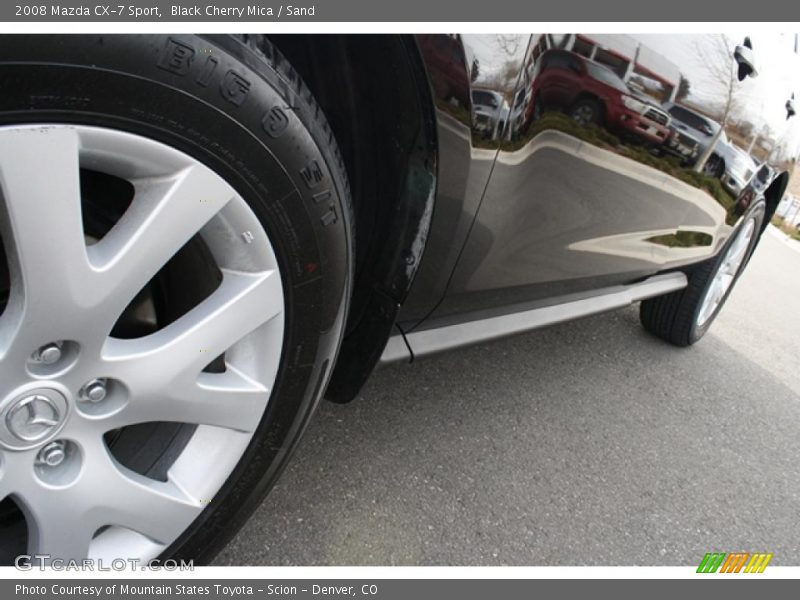 Black Cherry Mica / Sand 2008 Mazda CX-7 Sport