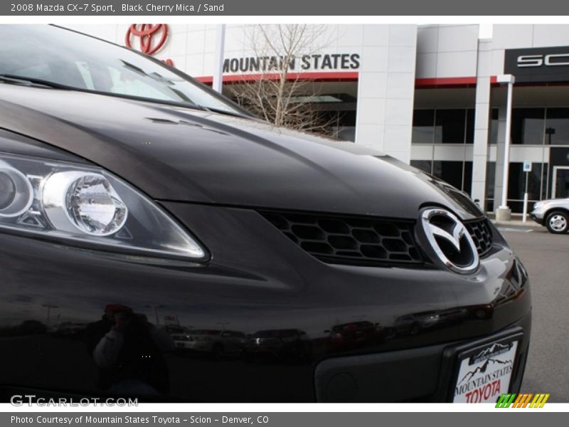 Black Cherry Mica / Sand 2008 Mazda CX-7 Sport