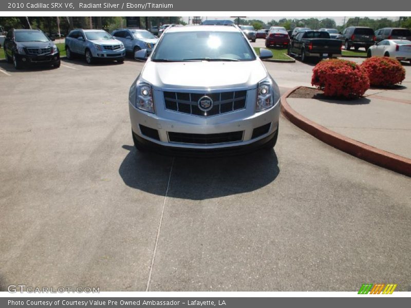 Radiant Silver / Ebony/Titanium 2010 Cadillac SRX V6