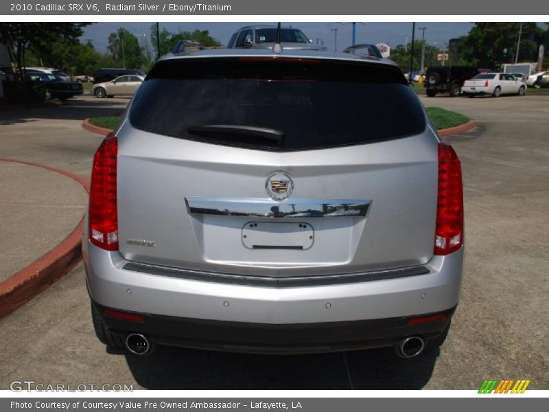 Radiant Silver / Ebony/Titanium 2010 Cadillac SRX V6