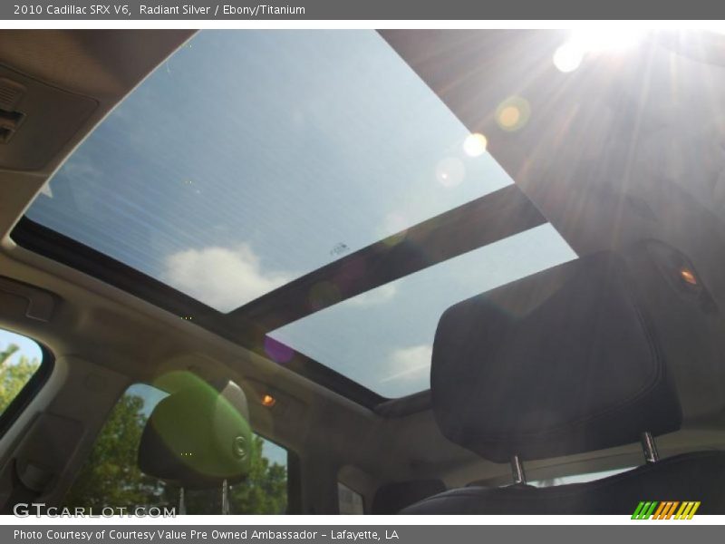 Radiant Silver / Ebony/Titanium 2010 Cadillac SRX V6