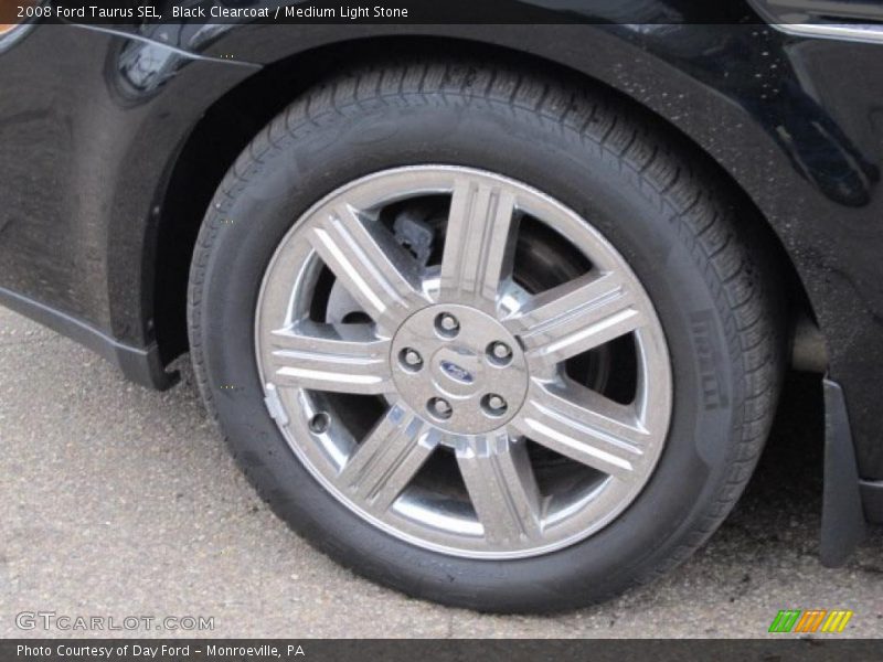 Black Clearcoat / Medium Light Stone 2008 Ford Taurus SEL