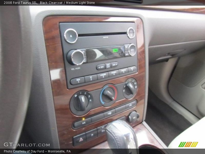 Black Clearcoat / Medium Light Stone 2008 Ford Taurus SEL