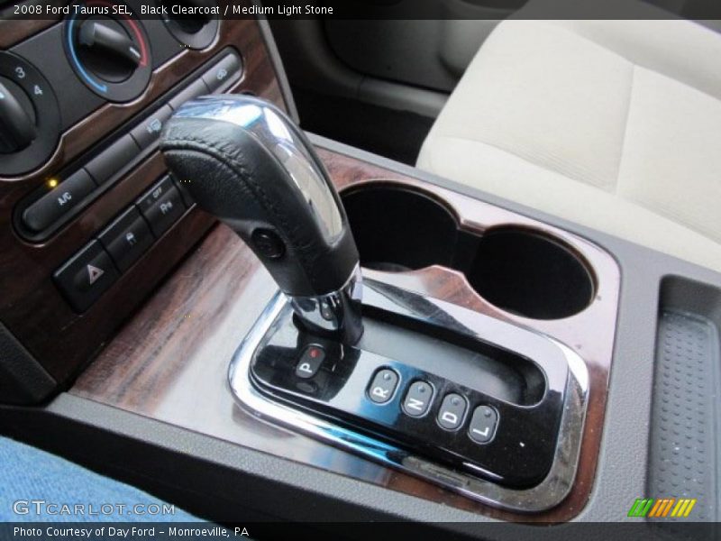 Black Clearcoat / Medium Light Stone 2008 Ford Taurus SEL