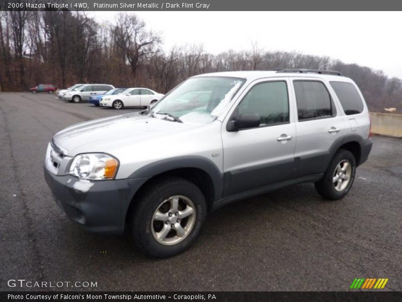 Platinum Silver Metallic / Dark Flint Gray 2006 Mazda Tribute i 4WD