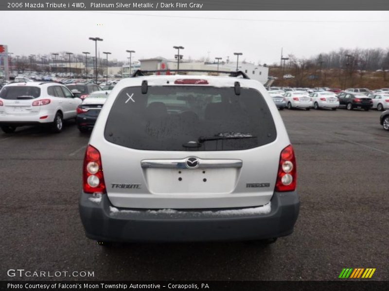 Platinum Silver Metallic / Dark Flint Gray 2006 Mazda Tribute i 4WD