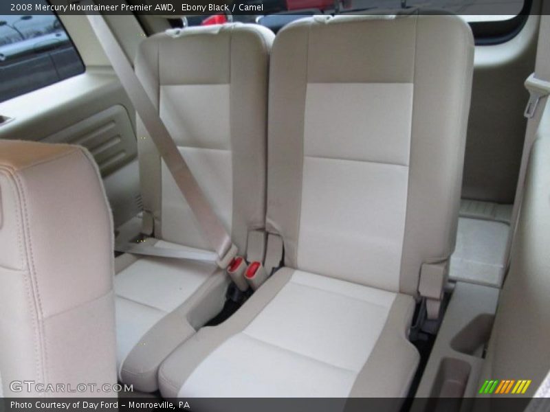 Ebony Black / Camel 2008 Mercury Mountaineer Premier AWD