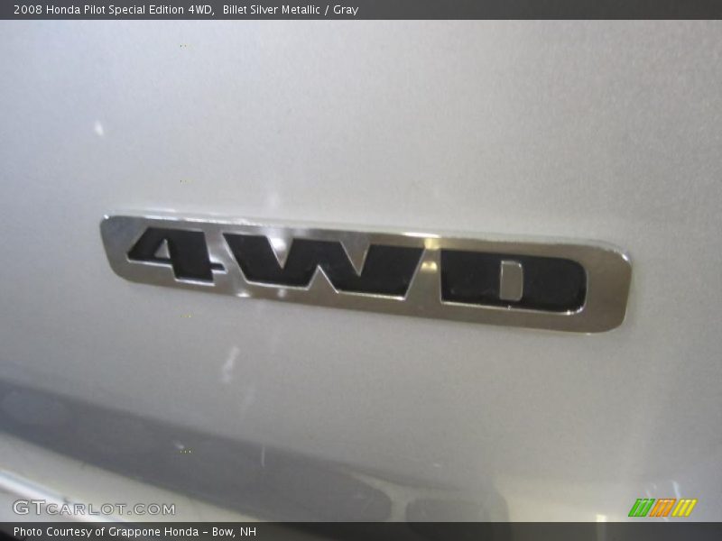 Billet Silver Metallic / Gray 2008 Honda Pilot Special Edition 4WD