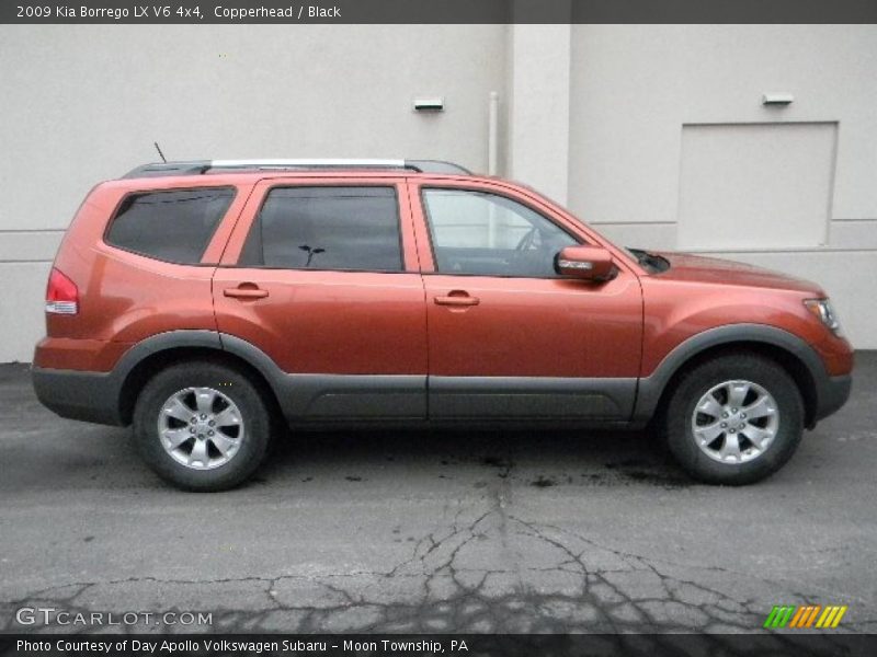 Copperhead / Black 2009 Kia Borrego LX V6 4x4