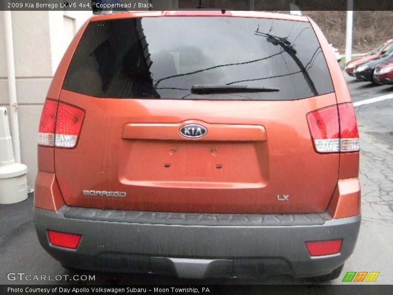 Copperhead / Black 2009 Kia Borrego LX V6 4x4