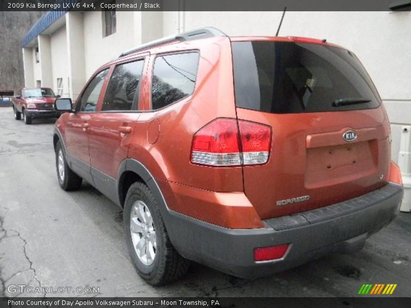 Copperhead / Black 2009 Kia Borrego LX V6 4x4