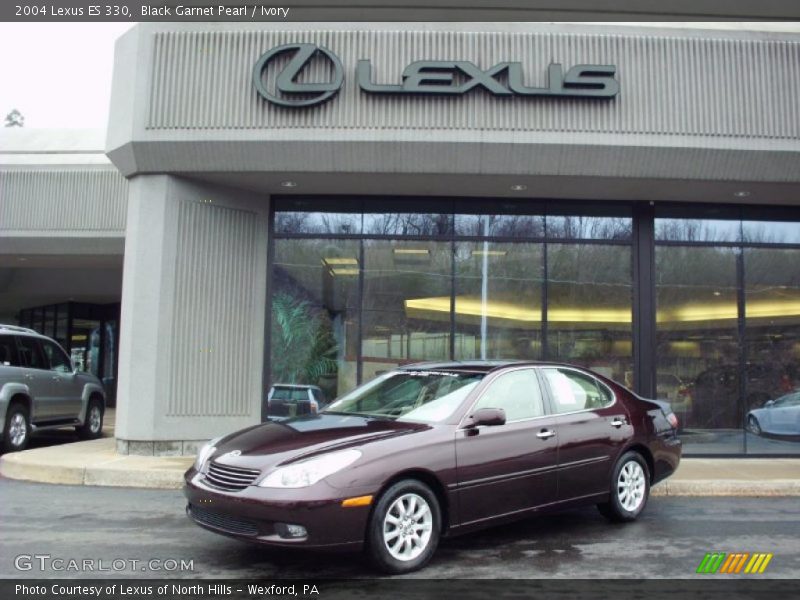 Black Garnet Pearl / Ivory 2004 Lexus ES 330