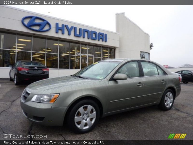 Natural Khaki / Beige 2007 Hyundai Sonata GLS